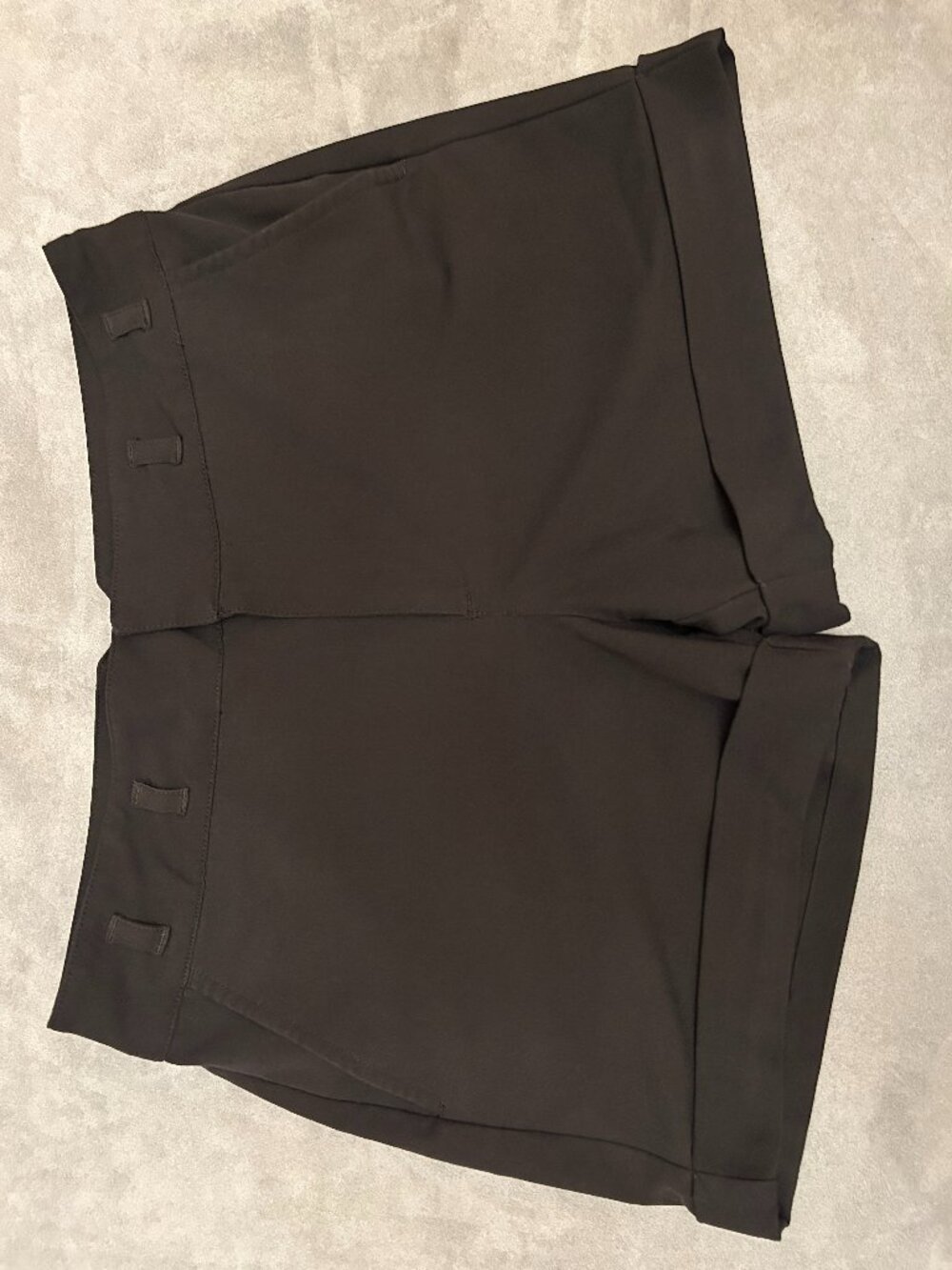 Tommy Hilfiger Black Tailored Cuffed Shorts Women's Size 2 Career Casual Classic